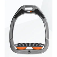 Produktbild von Flex-On Endurance Steigbügel aus Green Composite in Aluminium Grau/Orange