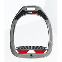 Produktbild von Flex-On Endurance Steigbügel aus Green Composite in Aluminium Grau Rot