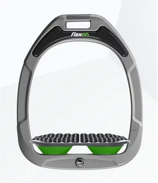 Flex-On Endurance-Steigbügel aus Green Composite in Aluminium Grau und Grün – Bild 1 von 1