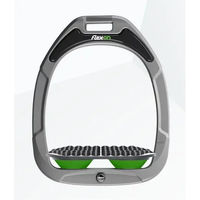 Produktbild von Flex-On Endurance-Steigbügel aus Green Composite in Aluminium Grau und Grün