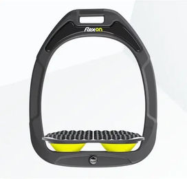 Flex-On Endurance Steigbügel Green Composite Anthrazit Grau Gelb – Bild 1 von 1
