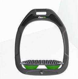Flex-On Endurance Steigbügel Green Composite Anthrazit Grau Grün – Bild 1 von 1