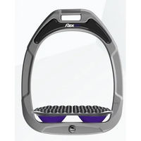 Produktbild von Flex-On Endurance-Steigbügel Green Composite aus Aluminium in Violett und Grau