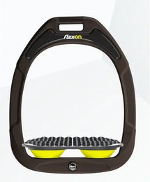 Flex-On Endurance Steigbügel Green Composite Braun Grau Gelb – Bild 1 von 1
