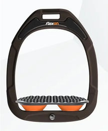 Flex-On Endurance Steigbügel Green Composite Braun Grau Orange – Bild 1 von 1