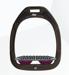 Flex-On Endurance Steigbügel Green Composite Braun Grau Pflaume – Bild 1 von 1