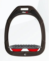 Flex-On Endurance Steigbügel Green Composite Braun Grau Rot – Bild 1 von 1