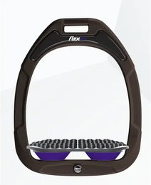 Flex-On Endurance Steigbügel Green Composite Braun Grau Violett – Bild 1 von 1