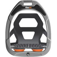 Produktbild von Flex-On Endurance Steigbügel Green Composite in Anthrazit Grau Orange