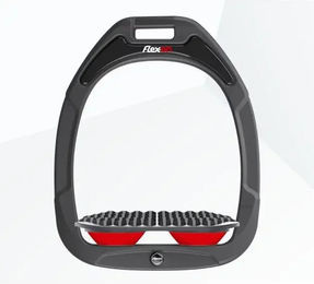 Flex-On Endurance Steigbügel Green Composite in Anthrazit Grau Rot – Bild 1 von 1