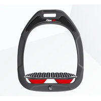 Produktbild von Flex-On Endurance Steigbügel Green Composite in Anthrazit Grau Rot