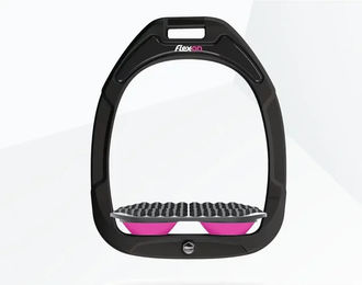 Flex-On Endurance Steigbügel Green Composite in Grün/Grau/Rosa – Bild 1 von 1