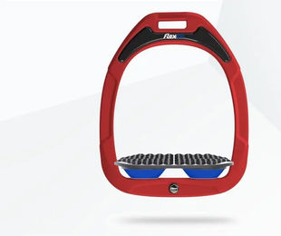 Flex-On Endurance Steigbügel Green Composite Rot Grau Blau – Bild 1 von 1