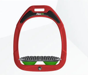 Flex-On Endurance Steigbügel Green Composite rot grau grün – Bild 1 von 1