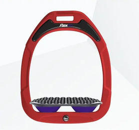 Flex-On Endurance Steigbügel Green Composite Rot Grau Lila – Bild 1 von 1
