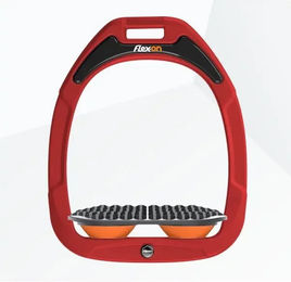 Flex-On Endurance Steigbügel Green Composite Rot Grau Orange – Bild 1 von 1
