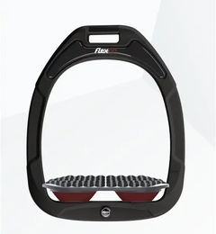 Flex-On Endurance Steigbügel Green Composite Schwarz Grau Bordeaux – Bild 1 von 1