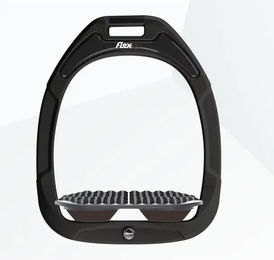 Flex-On Endurance Steigbügel Green Composite Schwarz Grau Braun – Bild 1 von 1