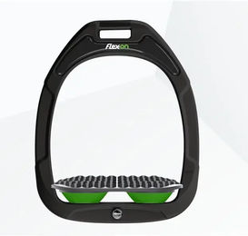 Flex-On Endurance Steigbügel Green Composite Schwarz Grau Grün – Bild 1 von 1
