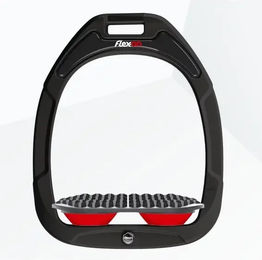 Flex-On Endurance Steigbügel Green Composite Schwarz Grau Rot – Bild 1 von 1