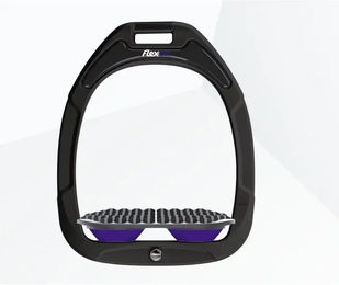 Flex-On Endurance Steigbügel Green Composite Schwarz Grau Violett – Bild 1 von 1