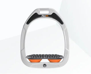 Flex-On Endurance Steigbügel Green Composite Weiß Grau Orange – Bild 1 von 1