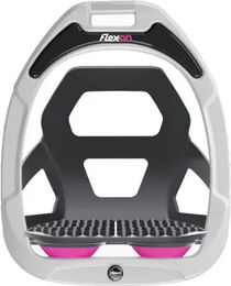 Flex-On Endurance Steigbügel Green Composite Weiß Grau Rosa – Bild 1 von 1