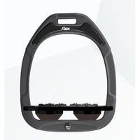 Produktbild von Flex-On Flache Steigbügel Ultra Grip Green Composite Anthrazit Schwarz Braun
