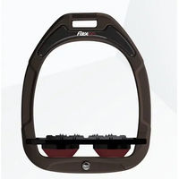 Produktbild von Flex-On Flache Steigbügel Ultra Grip Green Composite in Braun Schwarz Bordeaux