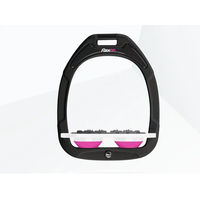 Produktbild von Flex-On Flache Steigbügel Ultra Grip Green Composite in Grün Weiß Rosa