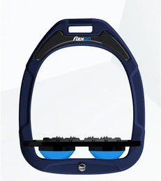 Flex-on Flache Steigbügel Ultra Grip Green Composite Marine Schwarz Blau – Bild 1 von 1