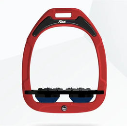 Flex-on Flachsteigbügel Ultra Grip Green Composite in Rot Schwarz Marine – Bild 1 von 1