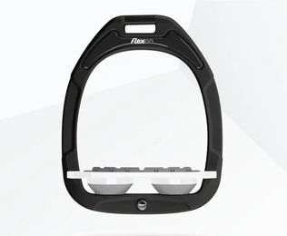 Flex-On Flat Grip Steigbügel Green Composite Grün/Weiß/Grau – Bild 1 von 1