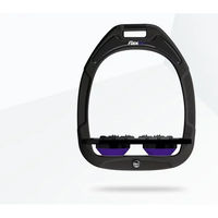 Produktbild von Flex-On Flat Ultra Grip Steigbügel Composite Grün Schwarz Violett