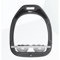 Produktbild von Flex-On Flat Ultra Grip Steigbügel Green Composite Anthrazit Grau