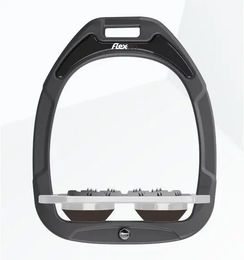 Flex-on Flat Ultra Grip Steigbügel Green Composite Anthrazit Grau Braun – Bild 1 von 1