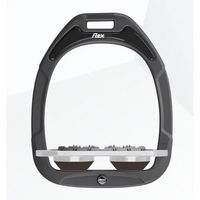 Produktbild von Flex-on Flat Ultra Grip Steigbügel Green Composite Anthrazit Grau Braun