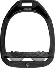 Flex-On Gebogene Ultra-grip Steigbügel aus Grün Composite Schwarz/Schwarz/Grau – Bild 1 von 1