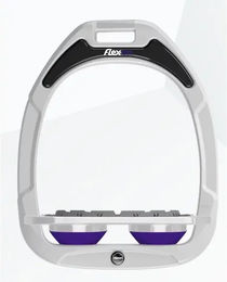 Flex-On Green Composite Bodenplatten Steigbügel Weiß Grau Violett – Bild 1 von 1
