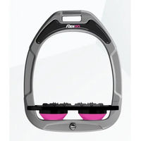 Produktbild von Flex-On Green Composite Bügel mit Ultra Grip in Aluminium Schwarz Rosa