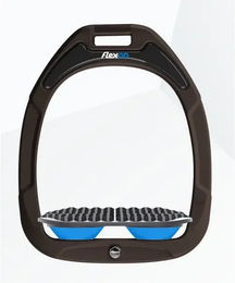 Flex-On Green Composite Dauerreiter Steigbügel in Braun Grau Blau – Bild 1 von 1