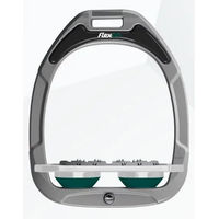Produktbild von Flex-On Green Composite Flache Aluminium-Sättel mit Ultra Grip in Grau/Grün