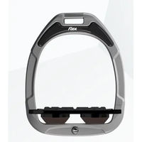Produktbild von Flex-On Green Composite flache Grip-Sporen aus Aluminium in Schwarz und Braun