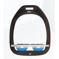 Produktbild von Flex-On Green Composite Flache Grip Steigbügel in Braun Grau Blau