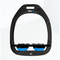Produktbild von Flex-On Green Composite Flacher Ultra Grip Steigbügel Schwarz Blau
