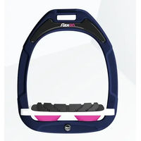 Produktbild von Flex-On Green Composite Neigung Grip Reitstiefel Marine Weiß Rosa