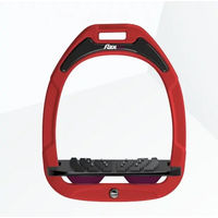 Produktbild von Flex-On Green Composite Neigungsgelagerte Ultra Grip Steigbügel Rot Schwarz Lila