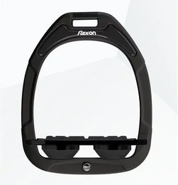 Flex-On Green Composite Platte Grip Steigbügel Schwarz – Bild 1 von 1
