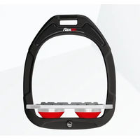 Produktbild von Flex-On Green Composite Platte Grip Steigbügel Schwarz Grau Rot