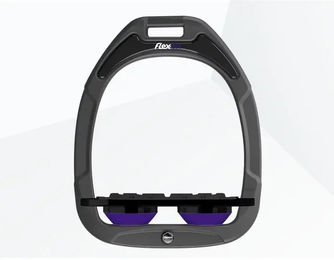 Flex-On Green Composite Sättelplatten Anthrazit Schwarz Violett – Bild 1 von 1